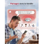 X-Sense Détecteur de Fumée et de Monoxyde de Carbone Connecté avec Fonction d’Alerte Vocale en Français, Détecteur de Fumée Wi-F