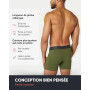 FM London Lot de 7 Boxers, Boxer pour Homme, Caleçon pour Homme sans Étiquette, Riche en Coton, Respirant, Doux et Extensible