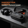 XANAD Étui Transport Rigide pour JBL Tuner 2 Tuner 3 Enceinte Radio Portable Bluetooth avec Radio（Noir） | Compatible avec JBL Tu