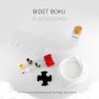 Boku Pulvérisateur Bidet Non Électrique avec Double Buses Rétractables Autonettoyantes - Nettoyage Avant et Arrière - Bouton Pou