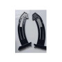 VHEUHZ 2x SUPPORT DE GUIDE DE CHARNIÈRE DE BOÎTE À GANTS Compatible avec VAUXHALL OPEL Astra G 5114275 Zafira A 93176476