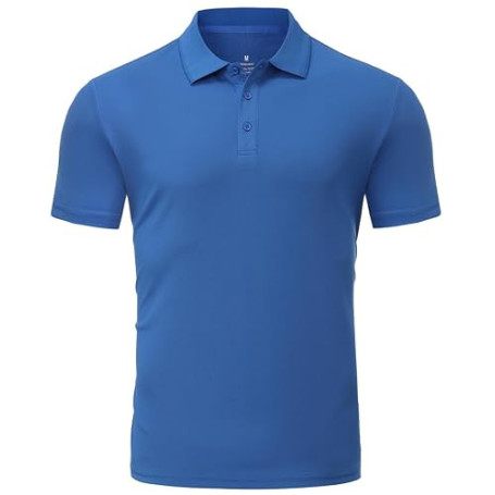 X-thud Polo à Manches Courtes pour Homme - Séchage Rapide - Évacuation de l'humidité