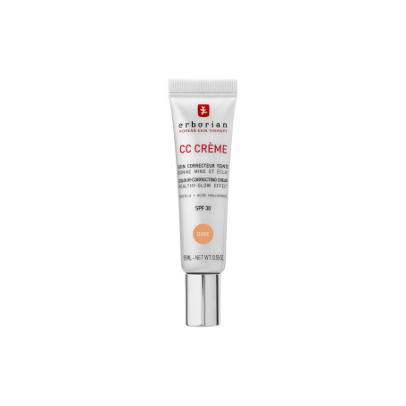 Erborian - CC Crème à la Centella Asiatica - Maquillage et Soin Illuminateur de Teint Haute Définition pour Visage - Protection 
