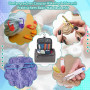 Coopay Kit Crochet Debutant Complet, 15 Pelotes de Laine Crochet, Accessoires de Crochets Tricot, 73 Kits de Crochets Ergonomiqu