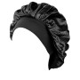 2 Pieces Bonnet Satin Cheveux Nuit, Bonnet en Soie pour Femme