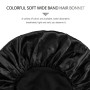2 Pieces Bonnet Satin Cheveux Nuit, Bonnet en Soie pour Femme