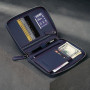 TORRO Portefeuille de Voyage - Organisateur de Voyage en Cuir Véritable avec Porte-Passeport et Porte-Cartes Détachables