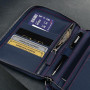 TORRO Portefeuille de Voyage - Organisateur de Voyage en Cuir Véritable avec Porte-Passeport et Porte-Cartes Détachables