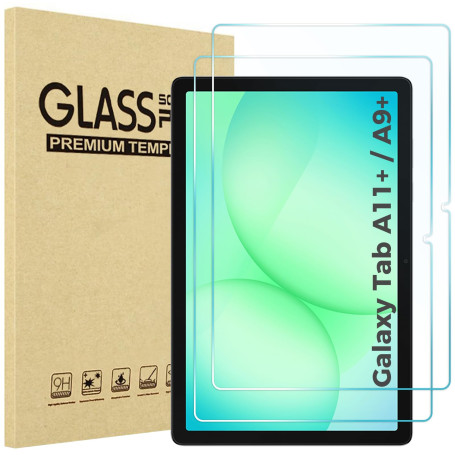 ProCase 2 Verre Trempé pour Samsung Galaxy Tab A11+ (SM-X230) 2025/ A9+ (SM-X210) 2023 11”, Film Protection d'Écran Protecteur T