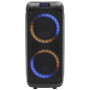 BoomTone DJ Boomaster 300 – Enceinte Bluetooth Puissante 250W Portable, Ambiance LED, Soirées, Karaoké & Barbecue, Batterie Rech