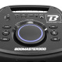 BoomTone DJ Boomaster 300 – Enceinte Bluetooth Puissante 250W Portable, Ambiance LED, Soirées, Karaoké & Barbecue, Batterie Rech