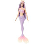 Barbie Poupées Sirènes avec Cheveux Fantaisie et Serre-tête, Jouets sirènes avec Bustiers inspirés de Coquillages et nageoires c