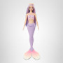Barbie Poupées Sirènes avec Cheveux Fantaisie et Serre-tête, Jouets sirènes avec Bustiers inspirés de Coquillages et nageoires c