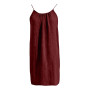 Générique Robe Caraco Dos Nu sans Manches pour Femme, Robe à Bretelles Spaghetti, Robe d'été Courte, légère Fluide et Parfaite p