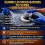 (200 g, 99% oxyde de cérium, 1-3µm) Poudre de polissage pour verre– Élimine huiles, taches d'eau, rayures et nettoie en profonde