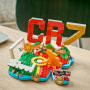 LEGO Editions Cristiano Ronaldo – Best of - Jeu Football - Maquette 3D avec Minifigurine Collector - Décoration de Chambre d'enf
