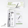 Stylo de massage d'acupuncture – Stylo d'acupuncture électrique pour masseur corporel Meridian Energy avec 5 têtes de massage