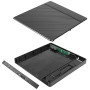YAODHAOD Boîtier de Lecteur CD, Lecteur DVD Externe Obtenu par l'ajout d'un Lecteur Optique, boîtier de Montage CD - ROM (USB 3.