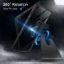 JETech Coque Rotatif pour Samsung Galaxy Tab A11+/A11 Plus, Étui Housse de Protection avec Support Rotation 360 Degrés et Dos Tr