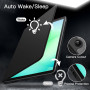 JETech Coque Rotatif pour Samsung Galaxy Tab A11+/A11 Plus, Étui Housse de Protection avec Support Rotation 360 Degrés et Dos Tr