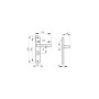 THIRARD - Ensemble de Poignées pour Porte Intérieure Maia - Aluminium Anodisé - Usage Salle de Bain et Toilette - Fermeture à Co