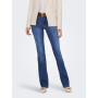 ONLY Jean Flared ONLBLUSH Taille Moyenne Flared Fit Jeans
