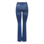 ONLY Jean Flared ONLBLUSH Taille Moyenne Flared Fit Jeans