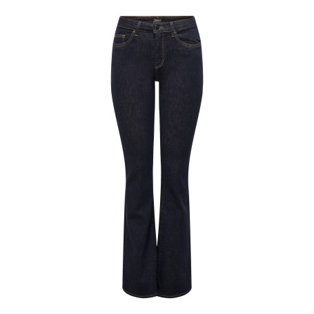 ONLY Jean Flared ONLBLUSH Taille Moyenne Flared Fit Jeans