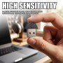 Dawfund 2PCS Mini Microphone USB 2.0, Microphone USB Pc, Adaptateur Audio de Microphone pour Enregistrement Vocal, Microphone Om