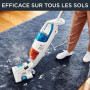 Rowenta, Nettoyeur vapeur, 2 en 1, Aspire et lave en même temps, Nettoyeur à main amovible, Performant, Assainir, Technologie Cy