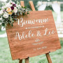 9 Feuilles Autocollant Lettres Chiffres Mariage Stickers Panneau de Bienvenue au Mariage Panneau D'accueil Lettres Français Mois