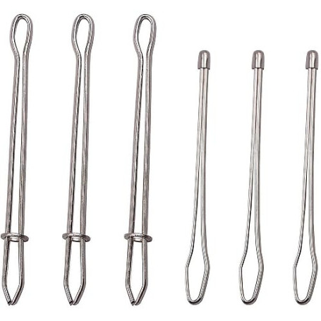 6 Pièces Enfile Aiguilles Cordon, Enfile Aiguilles Ruban, Clips Enfil Aiguilles pour Enfiler des Cordons, pour Ruban, Ceinture É