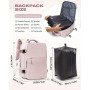 SZLX Sac à Dos Voyage Babine Sous Vide avec Pompe 40x30x20 Bagage Cabine 40x20x25 Sous Vide pour Ryanair Wizz air Easyjet Bagage