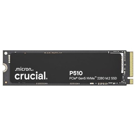 Crucial P510 SSD 1To PCIe 5.0 x4 NVMe M.2, Lecture jusqu'à 11.000 Mo/s, écriture jusqu'à 9.500 Mo/s, Compatible avec Ordinateur
