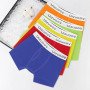 Uizuooy Boxer Enfant Garçon Coton Doux Stretch Boxer sous-Vêtements Caleçon Enfant pour Garçons 8-16 Ans, Lot de 5