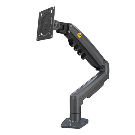 Ergosolid Support Écran PC Moniteur, Bras Articulé Ergonomique Ressort à Gaz, 17-32 Pouces, VESA 75mm et 100mm, Rotatif à 360°