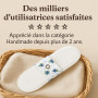 EcoRita – Lot de 5 Protège-Slips Lavables 100% Coton (L) | Fait Main en France