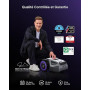 ANTHBOT Robot Tondeuse M5, 500-700㎡，150㎡/h, NetRTK + 4G, Cartographie Automatique, Double Vision IA, Gestion Multi-Zones, APP Co