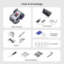 ANTHBOT Robot Tondeuse M5, 500-700㎡，150㎡/h, NetRTK + 4G, Cartographie Automatique, Double Vision IA, Gestion Multi-Zones, APP Co