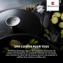 BAUMALU Traiteur inox + couvercle verre 32 cm