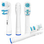 Brossettes de Rechange Dual Clean Compatible avec Oral B – Têtes de Brosse à Dents de Rechange les Brosses à Dents Électriques,