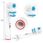 Brossettes de Rechange Dual Clean Compatible avec Oral B – Têtes de Brosse à Dents de Rechange les Brosses à Dents Électriques,