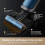 dreame H14 Pro Aspirateur Laveur Sec Et Humide, Design Plat à 180°, Nettoyage de la Brosse à 60 °C, Séchage en 5min, Distributio