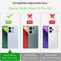 IBETEK Coque avec Cordon pour Xiaomi Redmi Note 13 Pro 5G, Coque de Cellulaire Corde Silicone Étui en Motif Coeur avec Réglable 