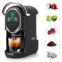 Magician1 Machine à café Capsules pour Nespresso, Dolce Gusto, Lavazza A Modo Mio, Dosettes ESE 44mm et Café Moulu, Température 