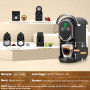 Magician1 Machine à café Capsules pour Nespresso, Dolce Gusto, Lavazza A Modo Mio, Dosettes ESE 44mm et Café Moulu, Température 