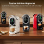 Magician1 Machine à café Capsules pour Nespresso, Dolce Gusto, Lavazza A Modo Mio, Dosettes ESE 44mm et Café Moulu, Température 