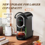 Cafelffe Machine à Café Multi-Capsules MK-609S 6 en 1, 7 tailles de tasse, machine expresso 19 bars, compatible avec les capsule