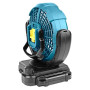 Makita Ventilateur de chantier makita 14.4-18v - sans batterie ni chargeur dcf102z