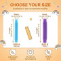 20 Pcs Pop Tube, Jouet sensoriel, Multicolore Pop Tubes, Tuyau Extensible, anti stress, adaptés aux enfants, aux adultes et aux